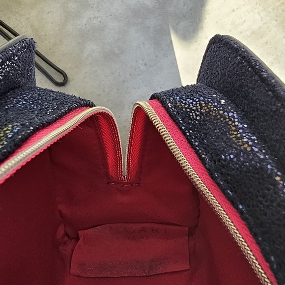 Bvlgari navy blue little bag - Picture 6 of 9